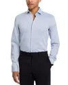 Hugo Boss Kason Slim Fit Dress Shirt In Blue