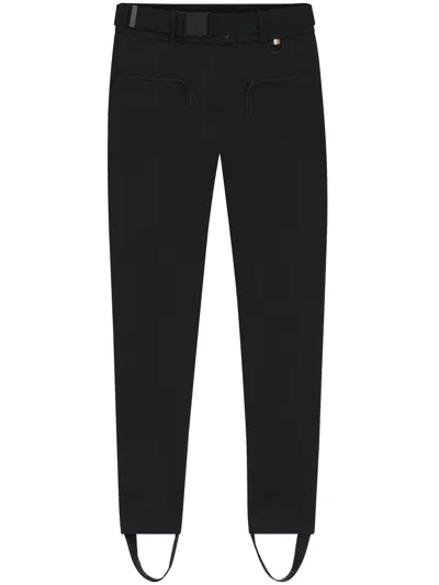 Hugo Boss Tapered-hose Mit Reissverschlusstaschen In Black