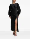 Hugo Boss Kawine Midi Dress In Black