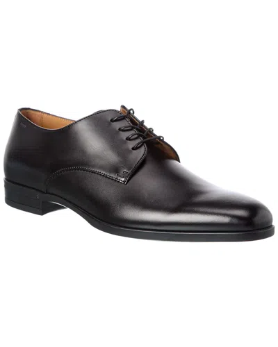 Hugo Boss Kensington Leather Derby In Black