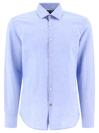 Hugo Boss "kent" Shirt In Blue