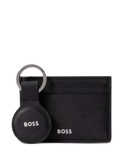 Hugo Boss Key-ring Cardholder In Black