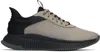 Hugo Boss Khaki & Black 'ttnm Evo' Sneakers In 399-open Green