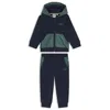 Hugo Boss Kids' Tracksuit Set With Double-b Monogram Inserts In Multi