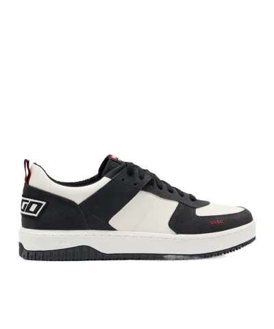 Hugo Boss Kilian Faux-leather Sneakers In Black