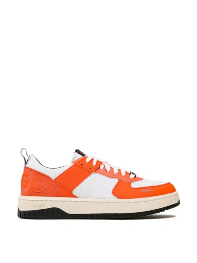 Hugo Boss Kilian Tennis Low-top Sneakers In Red