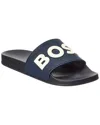 Hugo Boss Kirk Rubber Slide In Blue