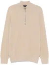 Hugo Boss Zipped Cotton Sweater