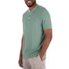 Hugo Boss Regular-fit Knit Polo With Mixed Structures In Green