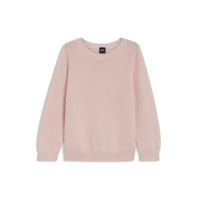 Hugo Boss Knitted Sweater In Pure Cotton