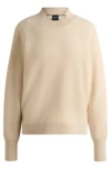 Hugo Boss Knitted Sweater In Virgin Wool And Cashmere In Patterned