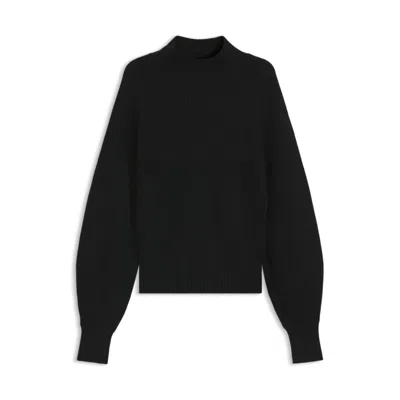 Hugo Boss Knitted Sweater With A Loose Fit In Black