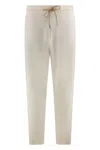 Hugo Boss Boss Knitted Track-pants In White