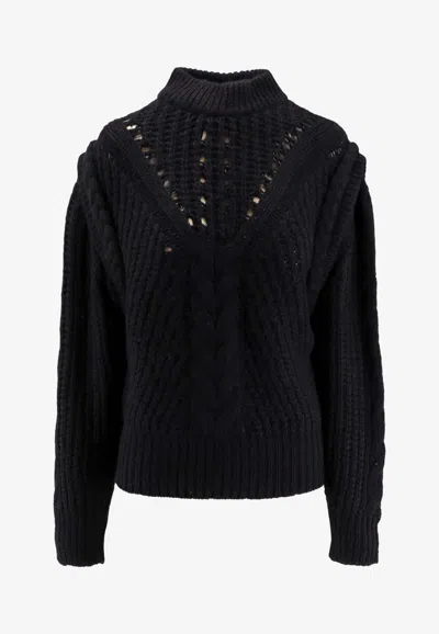 HUGO BOSS KNITTED WOOL-BLEND SWEATER