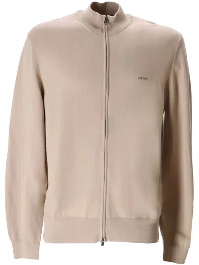 Hugo Boss Knitwear Clothing In Beige