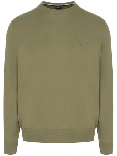 Hugo Boss Knitwear Clothing In Beige