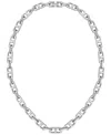Hugo Boss Kode Chain Stainless Steel Necklace In Metallic