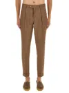 Hugo Boss Boss Trousers In Brown