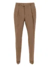 Hugo Boss Boss Trousers In Brown