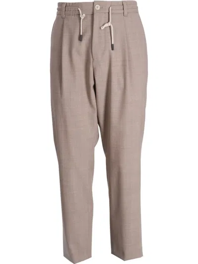 Hugo Boss L-peetl Trousers In Neutrals