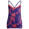 Hugo Boss Lace-trim Pajama Vest In Satin In Multi