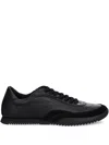 Hugo Boss Lace-up Fastening Sneakers In Black