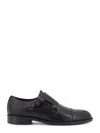 Hugo Boss Lace-up Leather Shoes In Black