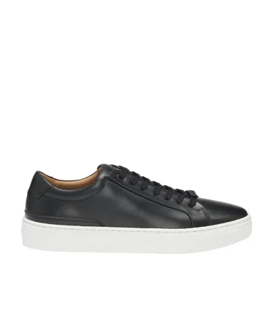 Hugo Boss Lace-up Low-cut Casual Shoes In Black
