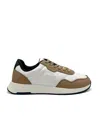 Hugo Boss Lace-up Low-cut Casual Shoes In Multicolor