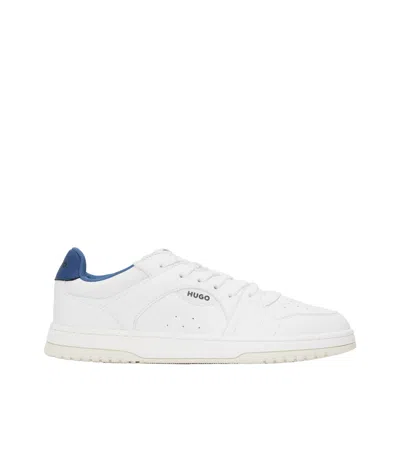 Hugo Boss Lace-up Low-cut Sneakers In White