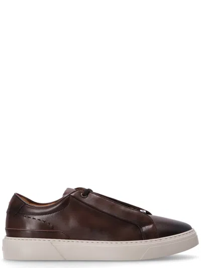 HUGO BOSS LOGO-PLAQUE SNEAKERS