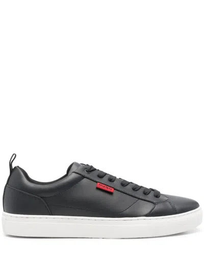 Hugo Boss Lace-up Sneakers In Blue