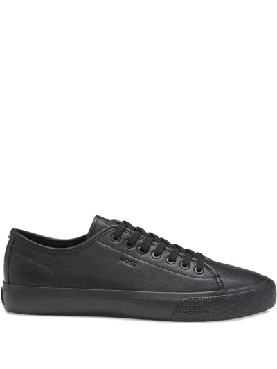 Hugo Boss Lace-up Sneakers In Animal Print