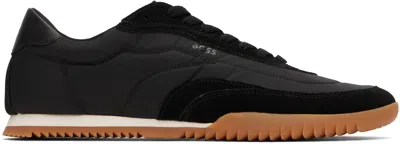 Hugo Boss Lace-up Sneakers In Black
