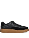 Hugo Boss Lace-up Sneakers In Black