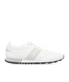 Hugo Boss Low Top Sneakers Technical Fabric Mesh In White