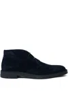 Hugo Boss Lace-up Suede Boots In Multi
