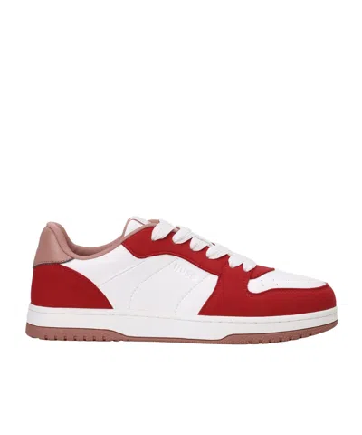 Hugo Boss Lace-up Casual Sneakers In Red