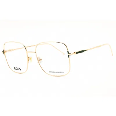 Hugo Boss Ladies Gold Tone Oversized Sunglasses Boss1866 In ["gold Tone"]