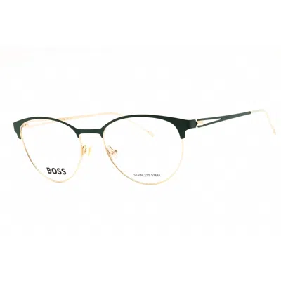 Hugo Boss Ladies Gold Tone Round Eyeglass Frames Boss1460