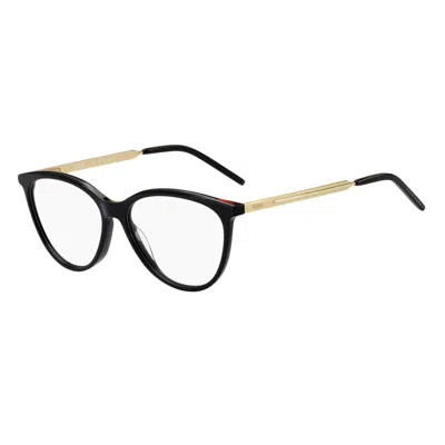 Hugo Boss Ladies' Spectacle Frame  Hg-1107-807  53 Mm Gbby2 In Black