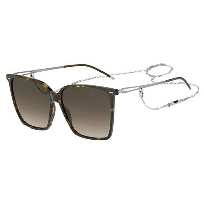 Hugo Boss Ladies' Sunglasses  Boss-1388-s-086  60 Mm Gbby2 In Gray