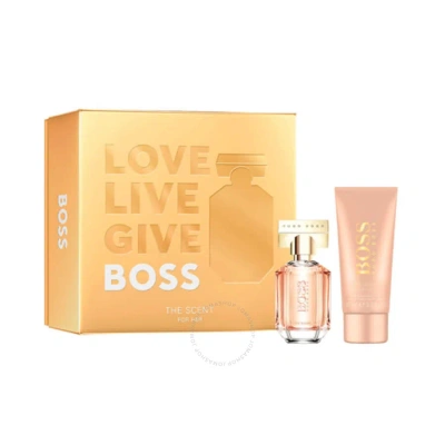 Hugo Boss Ladies The Scent Gift Set Fragrances 3616303428624 In White