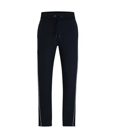 Hugo Boss Lamont Drawstring Track Pants In Black