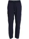 Hugo Boss Lamont Drawstring Track Pants In Blue
