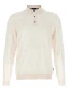 Hugo Boss White Lancione Polo Shirt In White