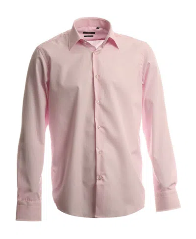 Hugo Boss Lapel Button Shirt In Nude