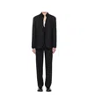 Hugo Boss Lapel Long Sleeve Suit In Black
