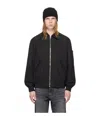 Hugo Boss Lapel Long-sleeved Casual Jacket In Black