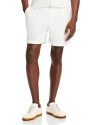 Hugo Boss Boss Lasdun Ribbed Cotton Shorts In White